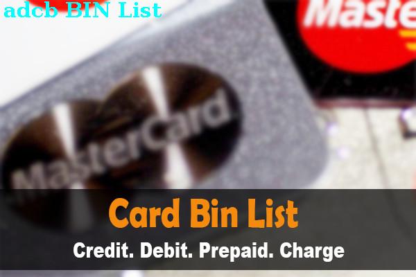 BIN List Adcb