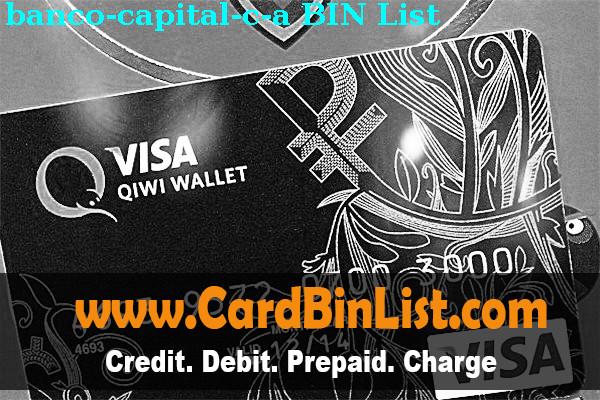 Lista de BIN Banco Capital, C.a.
