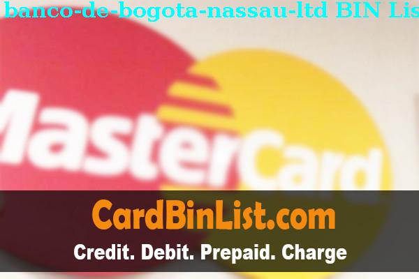 BIN List Banco De Bogota (nassau), Ltd.