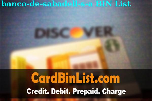 BIN List Banco De Sabadell, S.a.