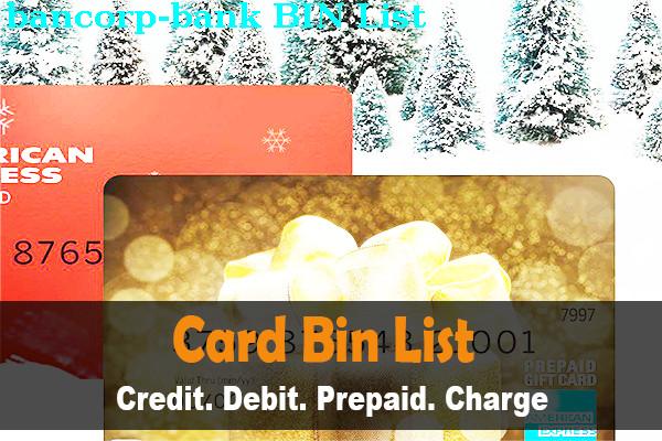 BIN List Bancorp Bank