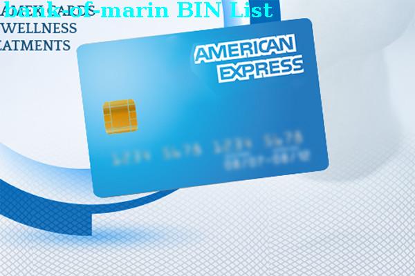 Lista de BIN Bank Of Marin