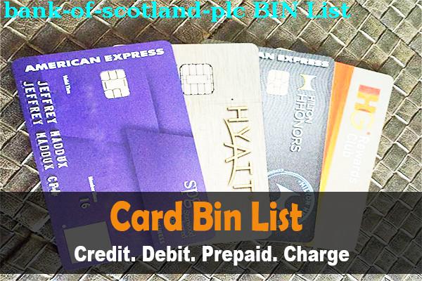 BIN List Bank Of Scotland Plc
