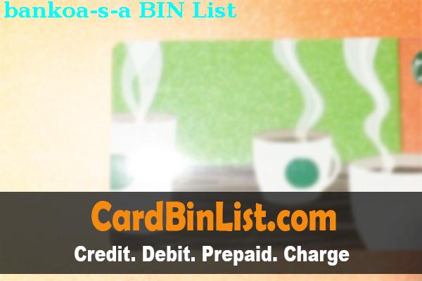 BIN List Bankoa, S.a.