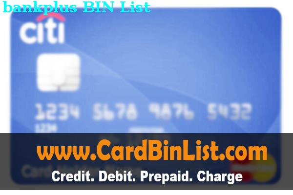 Lista de BIN Bankplus