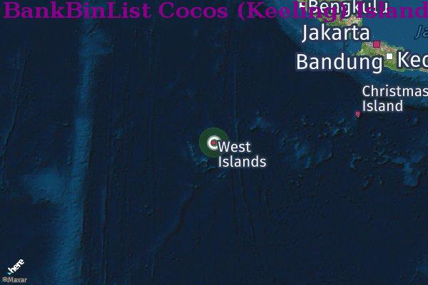 Lista de BIN Cocos (Keeling) Islands