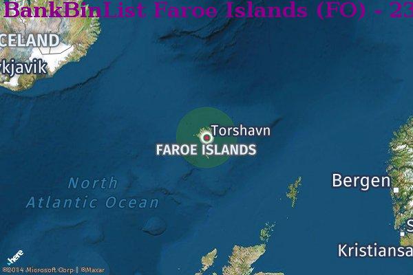 BIN 목록 Faroe Islands