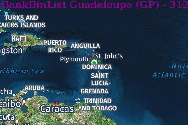 BIN Danh sách Guadeloupe