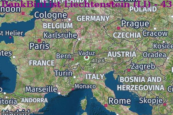 BIN 목록 Liechtenstein