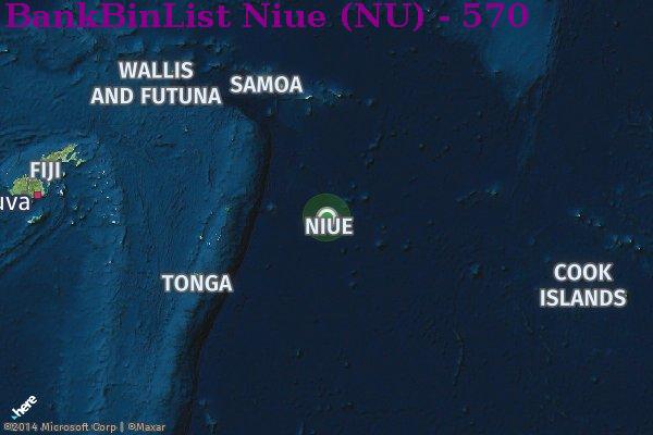 Список БИН Niue