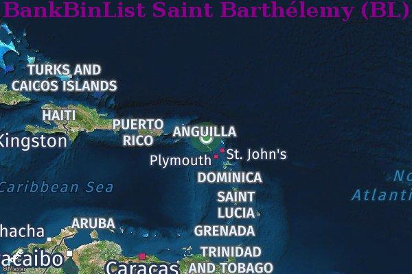 Lista de BIN Saint Barthélemy