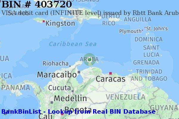 BIN 403720 VISA debit Aruba AW