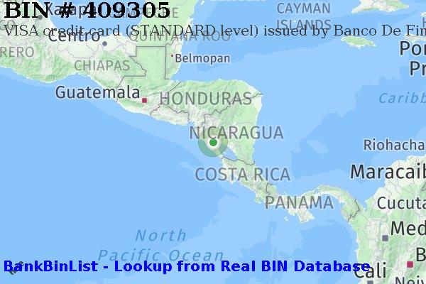 BIN 409305 VISA credit Nicaragua NI