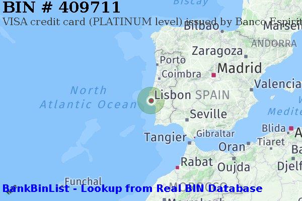 BIN 409711 VISA credit Portugal PT