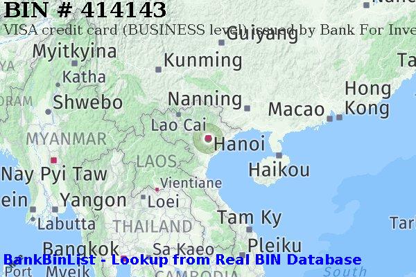 BIN 414143 VISA credit Vietnam VN