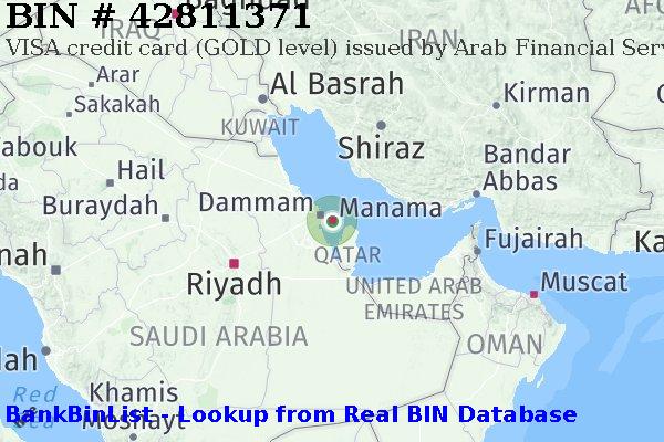 BIN 42811371 VISA credit Bahrain BH