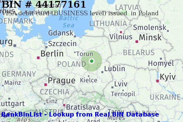 BIN 44177161 VISA debit Poland PL