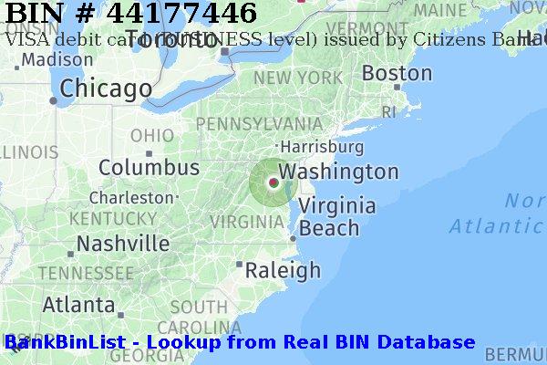 BIN 44177446 VISA debit United States US