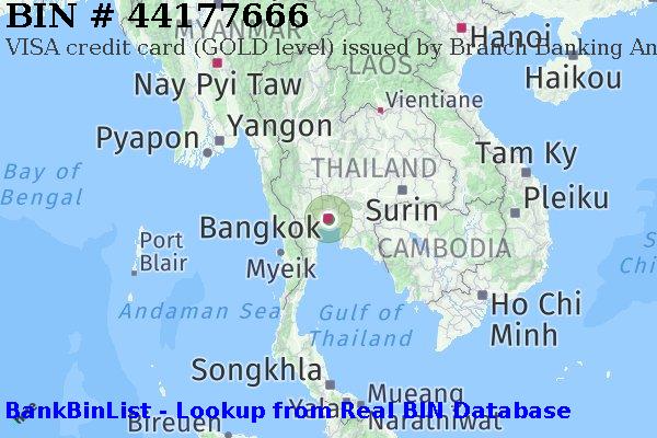 BIN 44177666 VISA credit Thailand TH