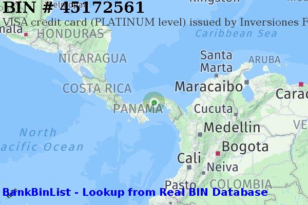 BIN 45172561 VISA charge Costa Rica CR