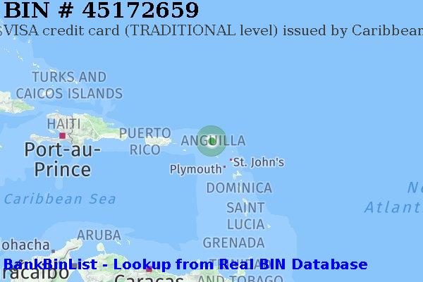 BIN 45172659 VISA credit Anguilla AI