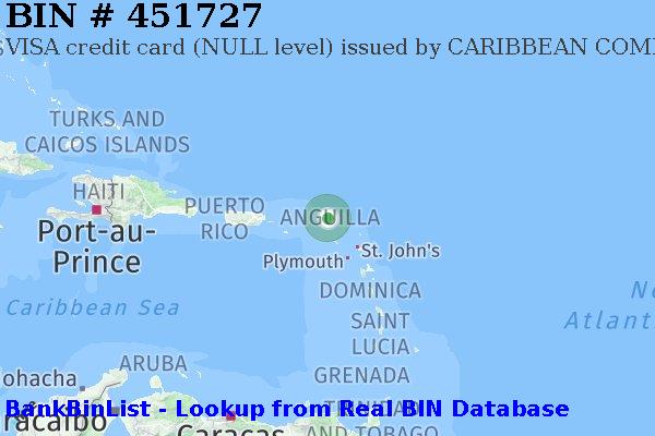BIN 451727 VISA credit Anguilla AI