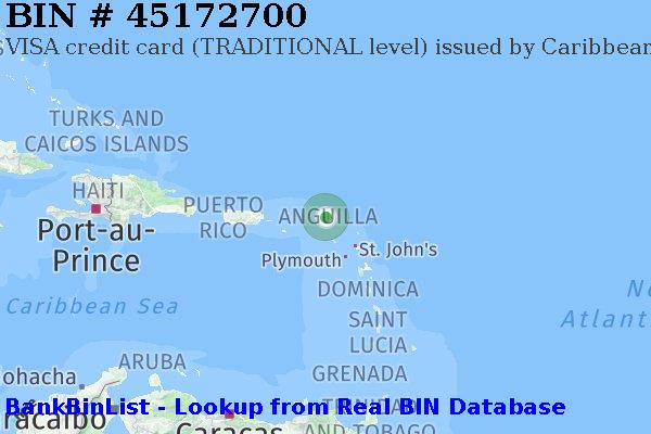 BIN 45172700 VISA credit Anguilla AI