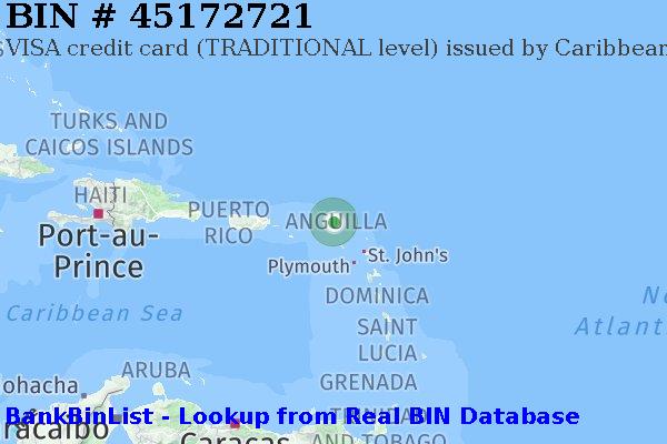 BIN 45172721 VISA credit Anguilla AI