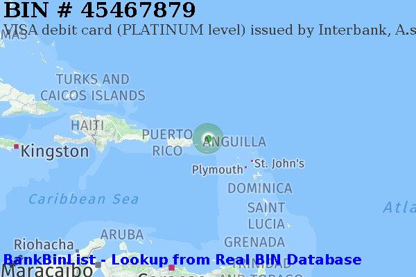 BIN 45467879 VISA debit Virgin Islands (British) VG
