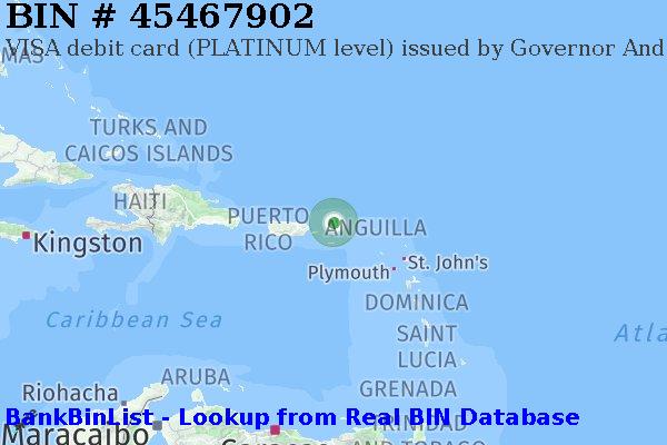 BIN 45467902 VISA debit Virgin Islands (British) VG