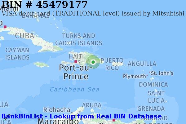 BIN 45479177 VISA debit Dominican Republic DO