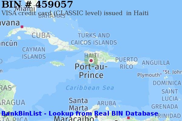 BIN 459057 VISA credit Haiti HT