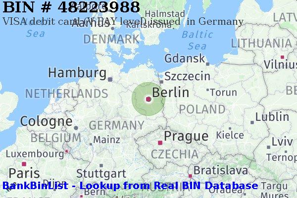 BIN 48223988 VISA debit Germany DE