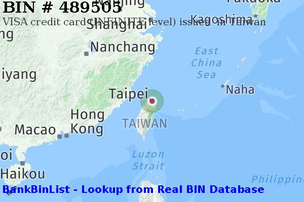 BIN 489505 VISA credit Taiwan TW