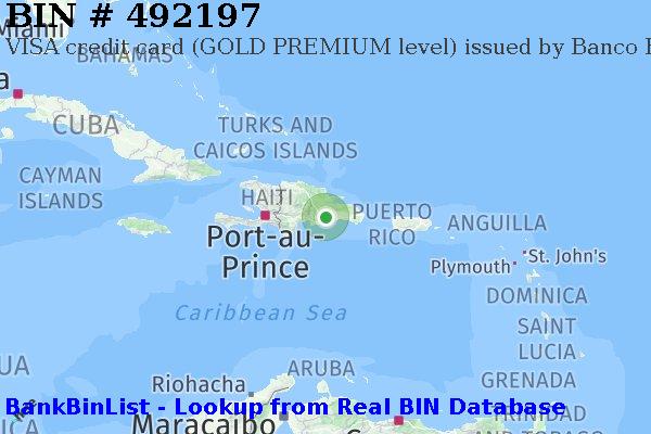 BIN 492197 VISA credit Dominican Republic DO