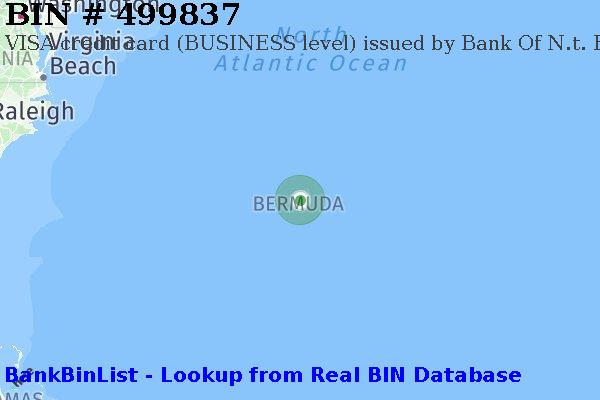 BIN 499837 VISA credit Bermuda BM