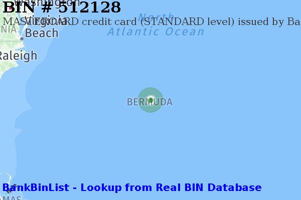 BIN 512128 MASTERCARD credit Bermuda BM