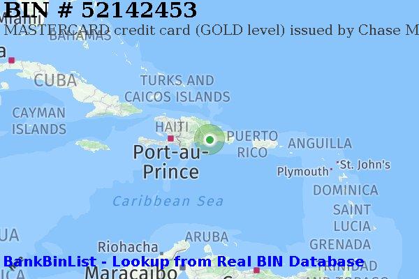 BIN 52142453 MASTERCARD credit Dominican Republic DO