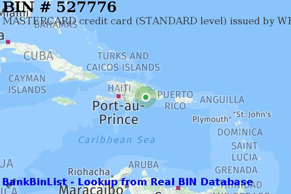 BIN 527776 MASTERCARD credit Dominican Republic DO