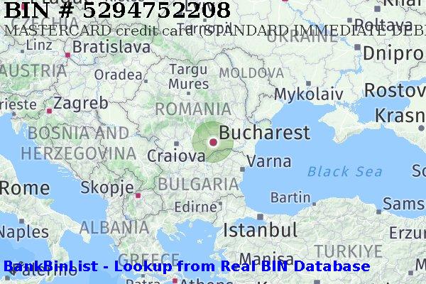 BIN 5294752208 MASTERCARD credit Romania RO
