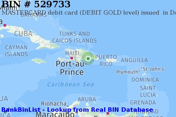 BIN 529733 MASTERCARD debit Dominican Republic DO