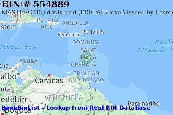 BIN 554889 MASTERCARD debit Saint Vincent and the Grenadines VC
