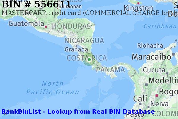 BIN 556611 MASTERCARD credit Costa Rica CR