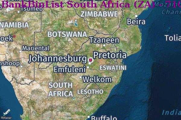 Lista de BIN South Africa