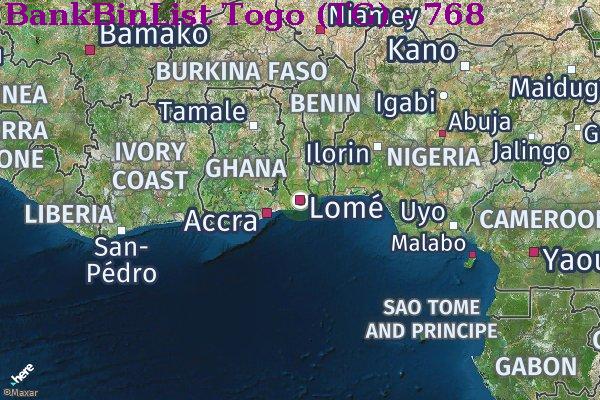 Lista de BIN Togo