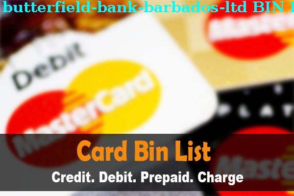BIN List Butterfield Bank (barbados), Ltd.