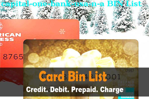 Lista de BIN Capital One Bank (usa), N.a.