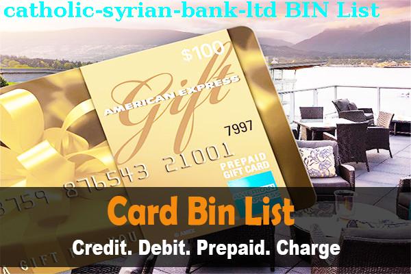 BIN List Catholic Syrian Bank, Ltd.