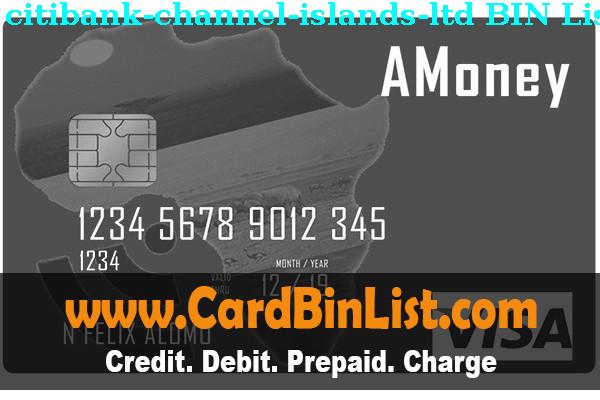 BIN List Citibank (channel Islands), Ltd.