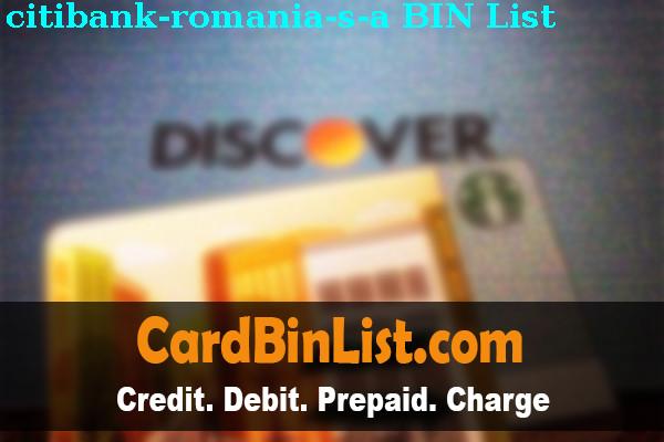 Lista de BIN Citibank Romania, S.a.
